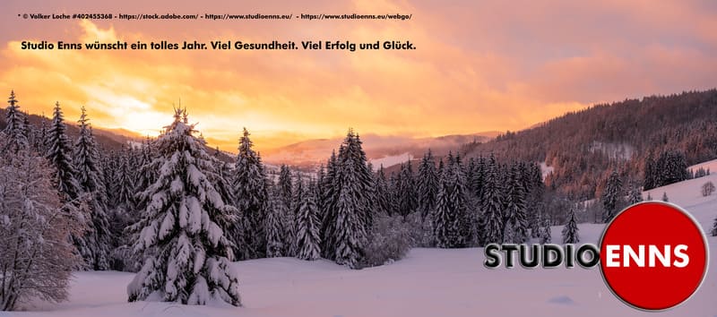 https://www.studioenns.eu/ - Tolle Webseite - Studio Enns wünscht Frühen Advent und Weihnachten und einen guten Rutsch ins neue Jahr 